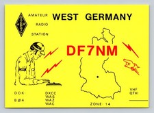 Ham Radio QSL DF7NM West