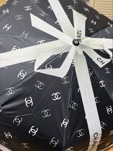 Parapluie pliant chanel - parapluie, blanc