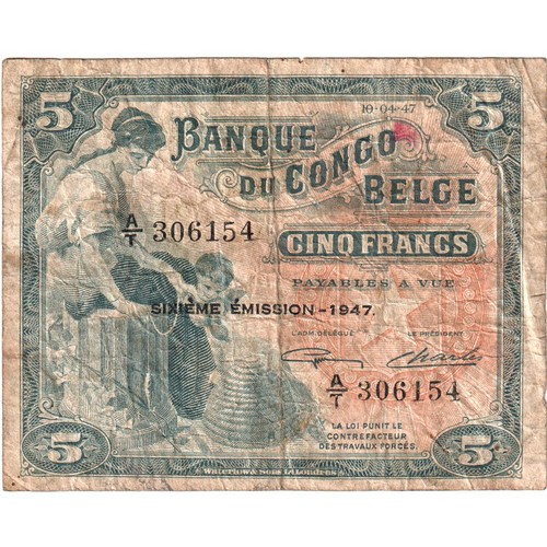 Congo belge francs - belge,,