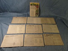 10 CPA fantaisie Partitions, musique et paroles   dont  1  publicitaire