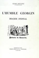 DESCAVES L'HUMBLE GEORGIN