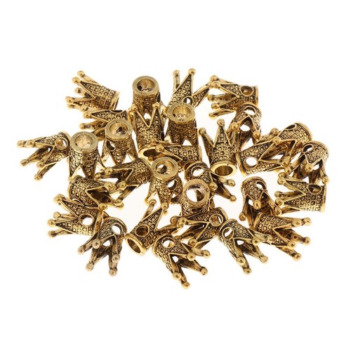 Lot perles tubulaires - de,