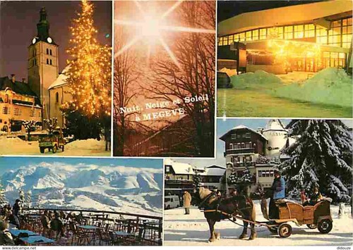 Carte postale mégève - 74,