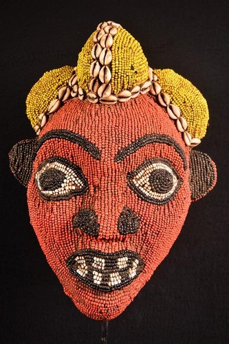 Masque africain ancien punu - masque,