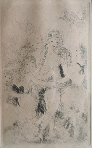 Marie laurencin eau forte - marie, eau-forte