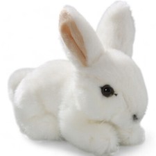 Carl Dick Lapin assis blanc