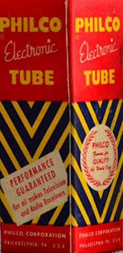 Tube 6sn7gtb philco nos nib - nos,