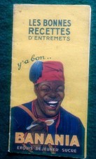 RARE LIVRET LES BONNES RECETTES D'ENTREMETS CHOCOLAT BANANIA Y'A BON
