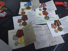  LOT MÉDAILLES MILITAIRE URSS