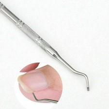 Soulève Ongle Incarné en Acier Inoxydable, Bord Satiné, Instrument de Podologie