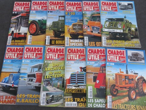 Lot charge utile magazine - charge,