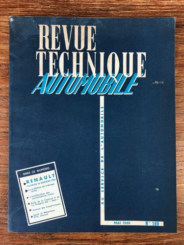 Revue technique automobile - technique,