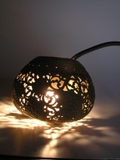 noix de coco sculptée