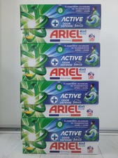 Lessive ARIEL active odor defense lot de 4 boites de 26 capsules soit 104 Pods  