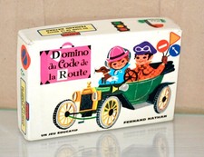 DOMINO - du code de la route - jeu éducatif - Fernand Nathan - Vintage 70's