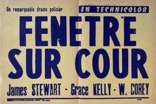 Affiche Pliée 40x60cm FENÊTRE SUR COUR (REAR WINDOW) Grace Kelly BE R#