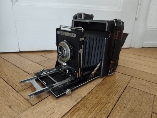 Graflex speed graphic 4x5 - graphic, avec