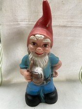 Gnome Nain De Jardin Zeho     West Germany Chope À La Main