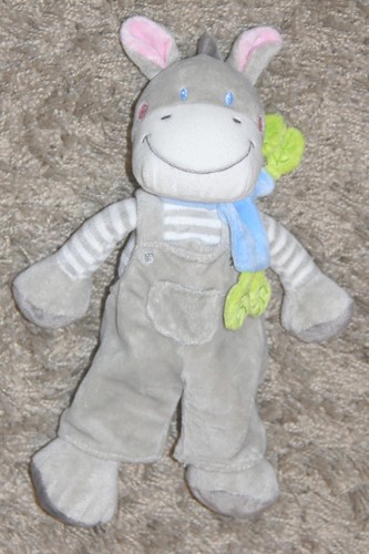 Doudou zèbre âne - ,