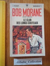 LIVRE POCHE ** BOB MORANE 55 CLUB COUTEAUX HENRI VERNES MARABOUT POCKET BD