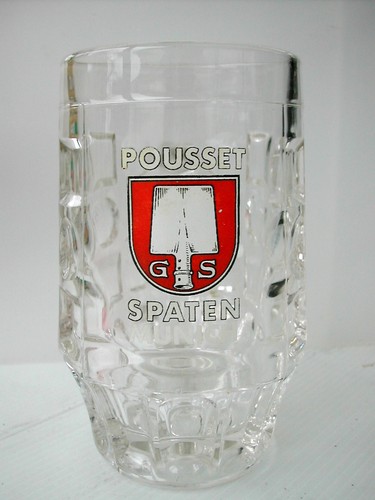 Verre biere chope pousset - a,