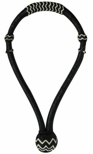 Bosal western noir tressé - , en