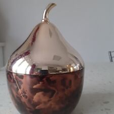 Poire seau à glaçon design vintage LUXIUM Made in France aluminium doré