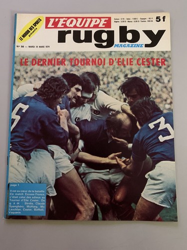 Equipe rugby magazine 56 - l'equipe,