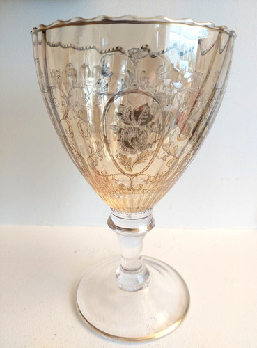 Grande coupe sur pied verre - coupe, en