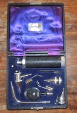 Ancien ensemble de diagnostic Gowllands Otoscope Ophtalmoscope
