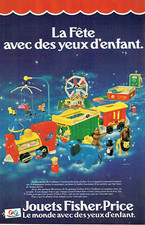 Publicité Advertising 03 24  1980   Fischer- Price  jeux jouets  2*