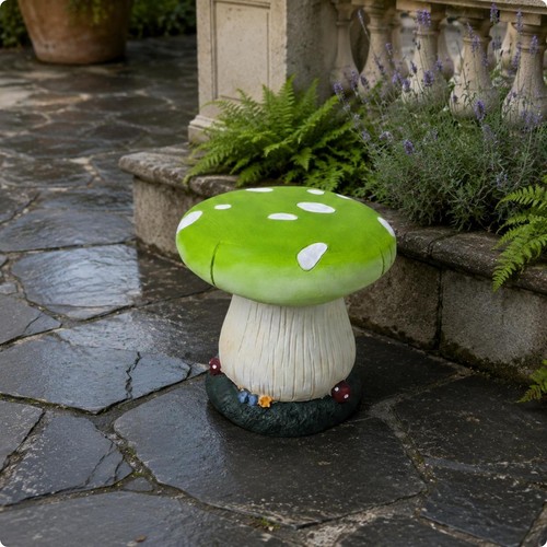 Tabouret jardin champignon - tabouret,