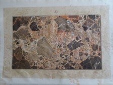 LITHO DECO MARBRE MARQUETERIE BRECHE PORTOR ARCHITECTURE NAPOLEON III 1860