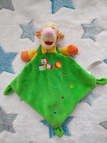 Doudou tigrou tigger vert - doudou,
