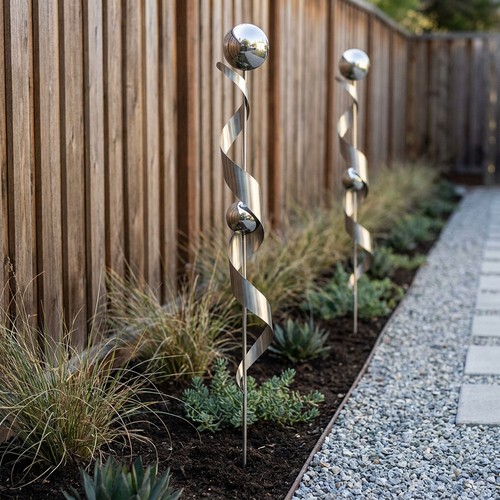 Piqûres jardin en - de, acier