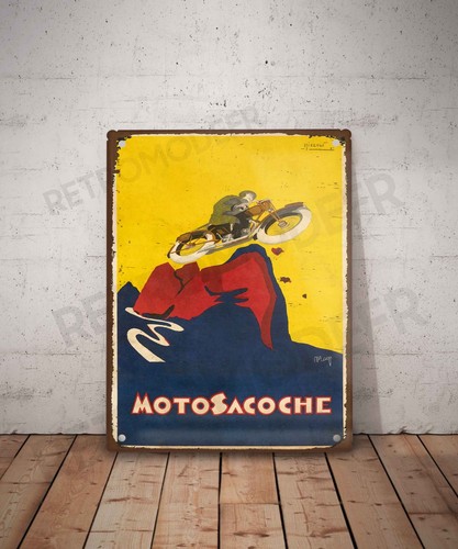 Plaque métal vintage