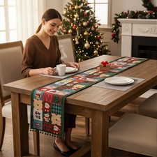 Nappe De Noël Ours De Noël