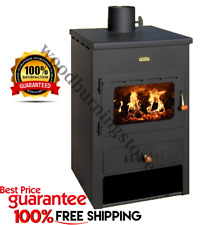 Poêle à Bois Combustion Avec Dos Chaudière Prity K1W8 6,7+7kW. Eco Design 