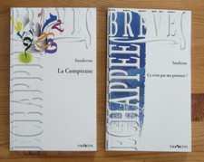 Lot de deux livres de SAUDERAN "La Compteuse" et "Ce n'est pas ma Peinture!"