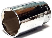 Douille longue 6 pans 1/2, Chrome-Vanadium, 36 mm,  L 75 mm Richmann