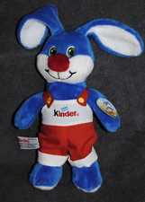 🍀Doudou Lapin KINDER Bleu