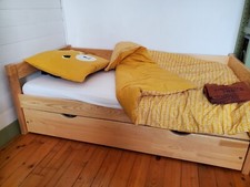 lit enfant 70x140cms bois clair marque WNM