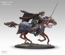 Statue Aragorn Elessar Black Gates Weta Sideshow