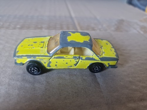 Majorette bmw csi jaune - csi,