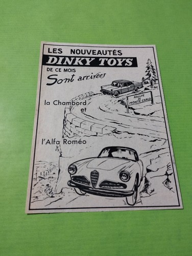 Publicite dinky toys chambord - publicite,