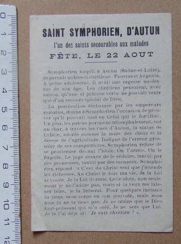 Feuillet saint symphorien - §,