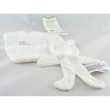 Doudou plat lapin blanc - , bio