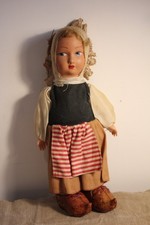 Ancienne poupée boudoir en