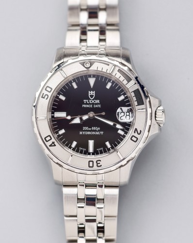 Tudor black dial prince date - tudor,