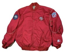 VTG Starter Pro Line San Francisco 49ers NFL Bomber Jacket Men's SZ XL Red Rare